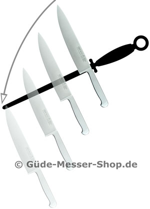 Anwendung Wetzstahl