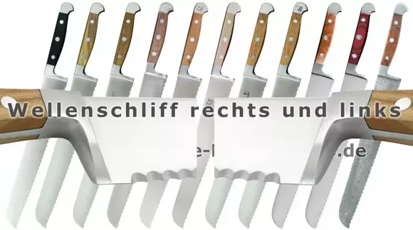 Beidhänder-Brotmesser Franz Güde für Linkshänder und Rechtshänder Beidhänder-Brotmesser Franz Güde für Linkshänder und Rechtshänder