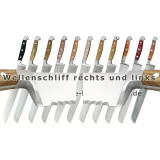 Brotmesser Alpha 32 cm Klinge mit beidseitigem Wellenschliff für Linkshänder und Rechtshänder